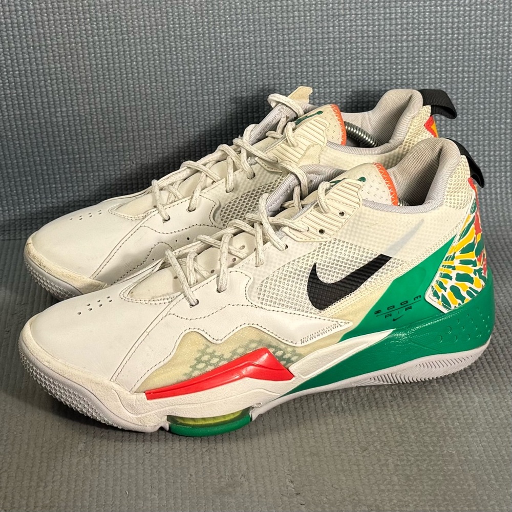 Nike Air Jordan Zoom '92 'White‎ Lucky Green Dark Sulfur’ Shoes Men’s Size 11